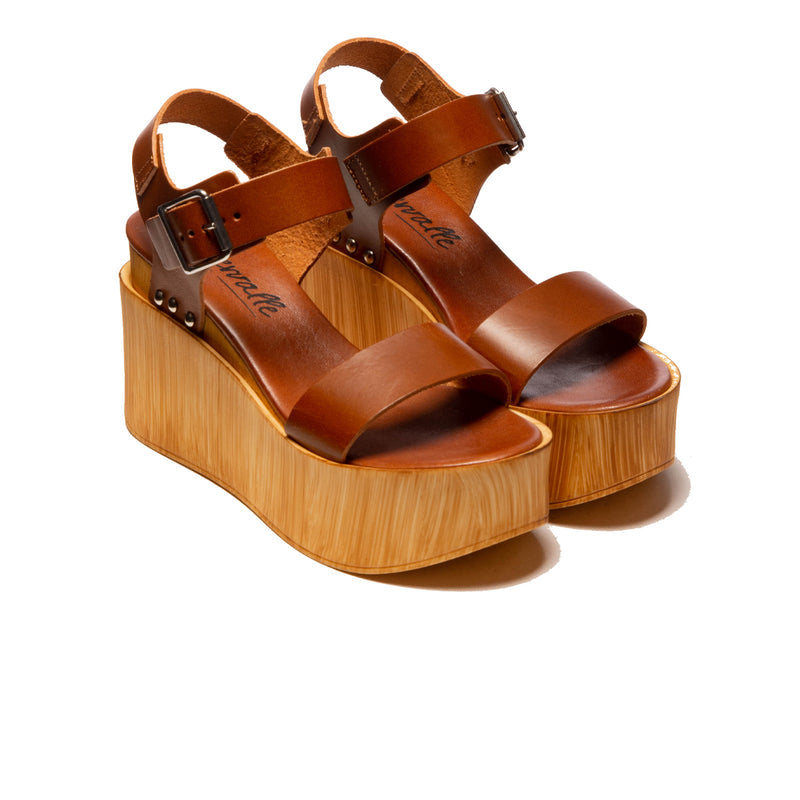 Fleur Tan Leather (6571945263184)