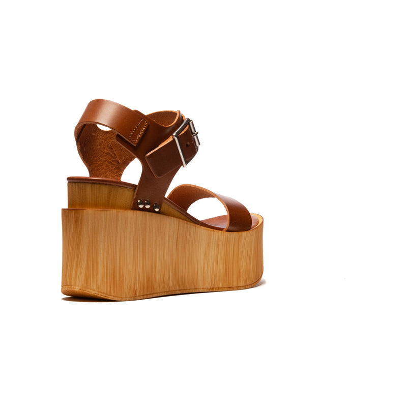 Fleur Tan Leather (6571945263184)