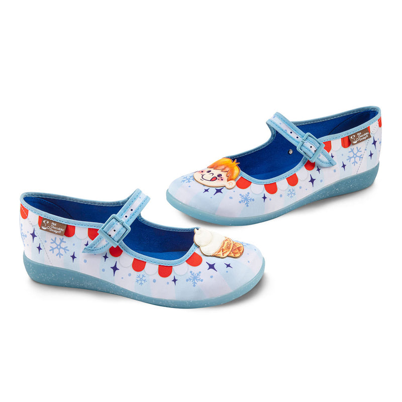 Frost Swirl Women's Mary Jane Flats