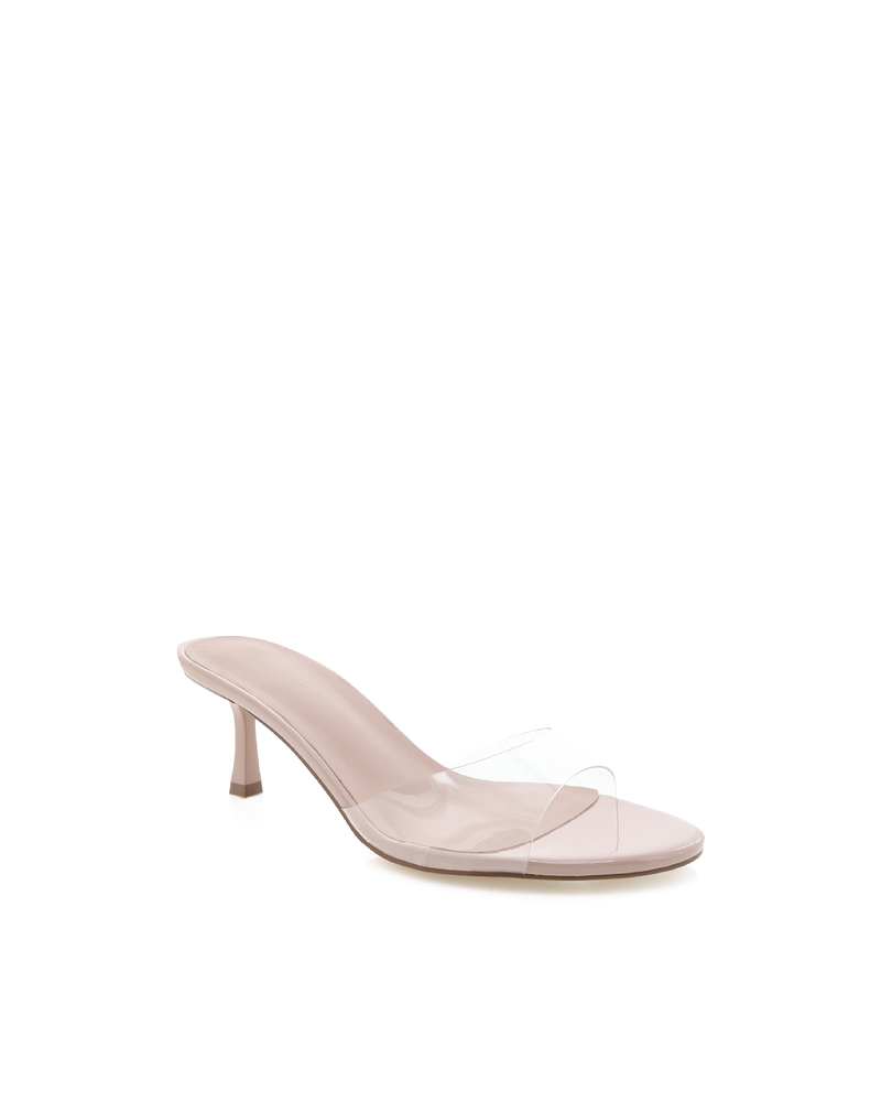 GEENA - CLEAR-LATTE PATENT-Heels-Billini-Billini