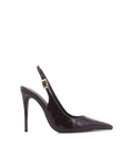 GIOVINA - DARK CACAO PATENT CROC-PUMPS-Billini-Billini