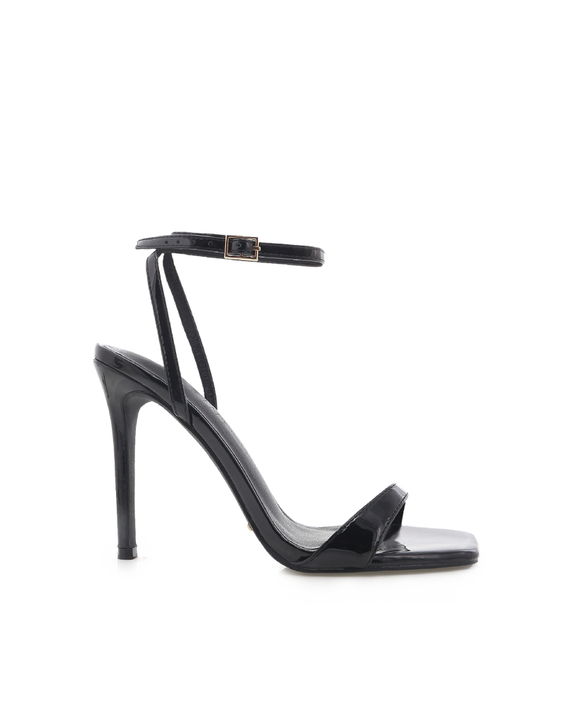 GLAM - BLACK PATENT-Heels-Billini-Billini