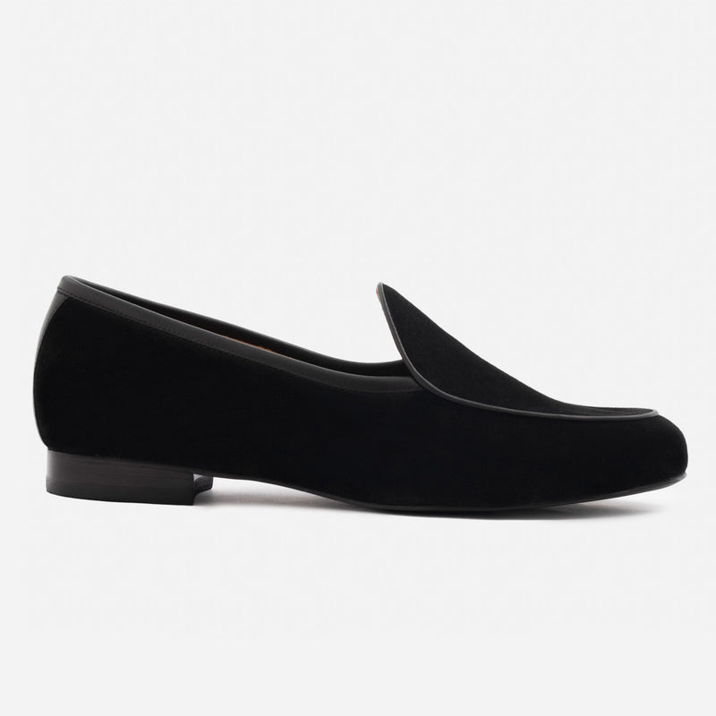Greta Belgian Loafer - Suede - Women's