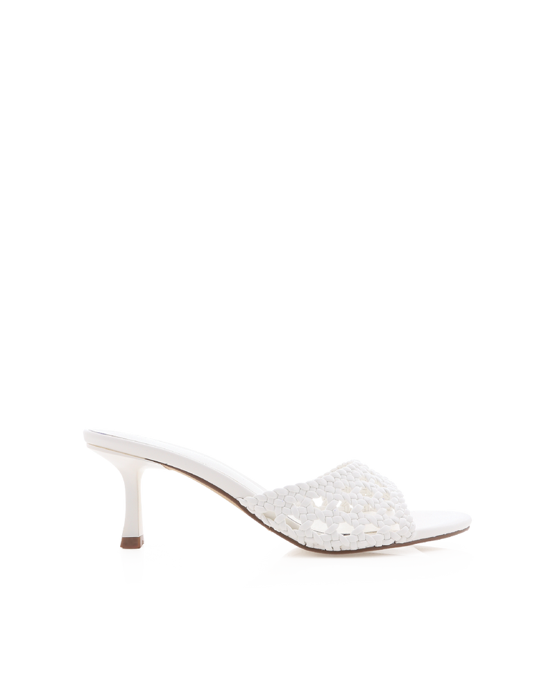 GWYNDA - WHITE-Heels-Billini-Billini