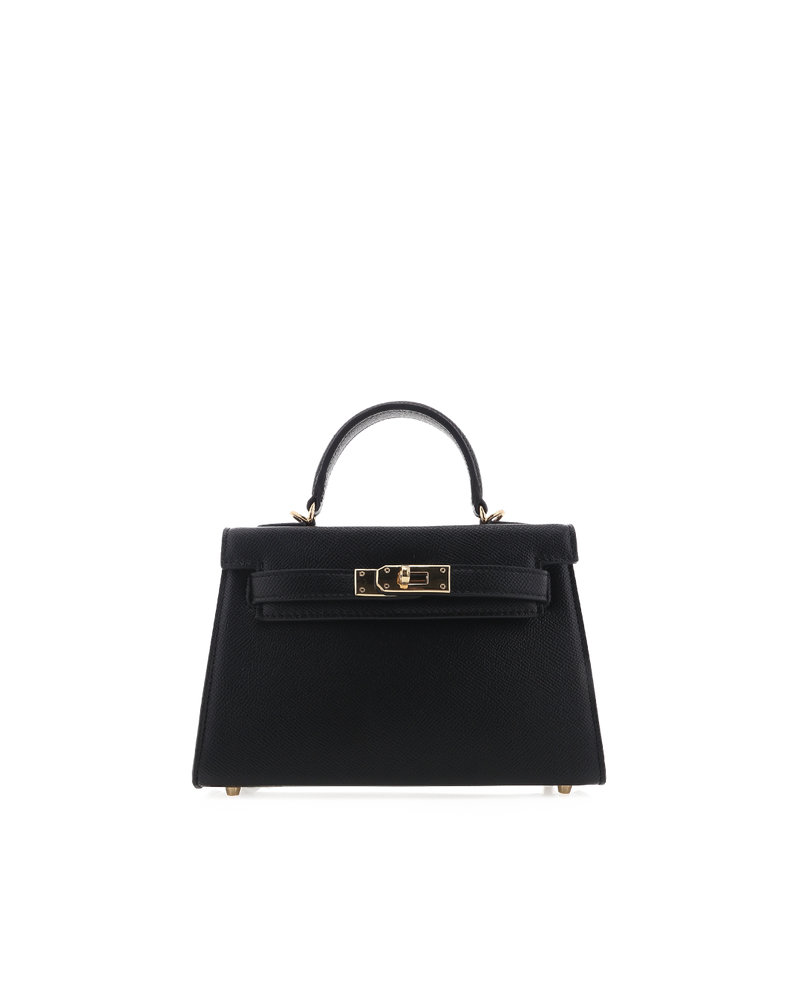 HARIETTE HANDLE BAG - BLACK-Handbags-Billini-O/S-Billini