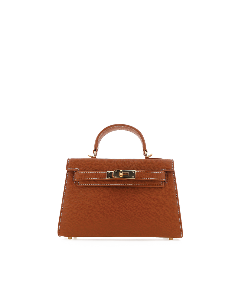 HARIETTE HANDLE BAG - TAN-Handbags-Billini-O/S-Billini