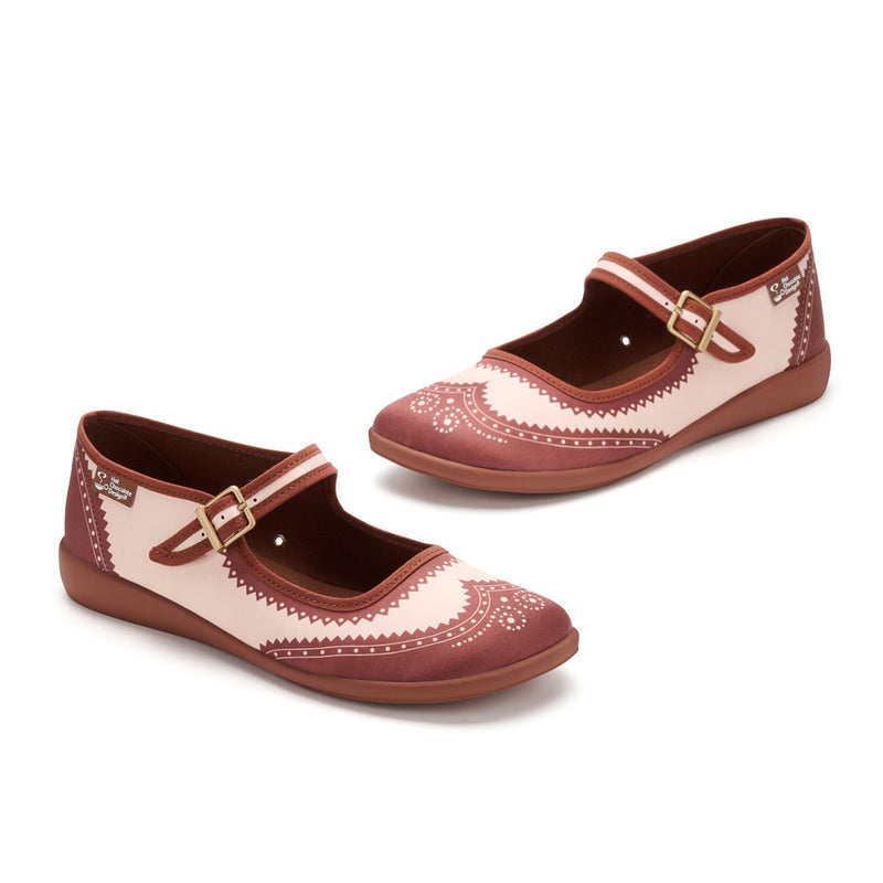 Havana Coffee Women's Mary Jane Flats