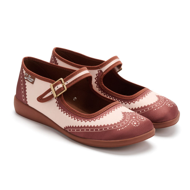 Havana Coffee Women's Mary Jane Flats