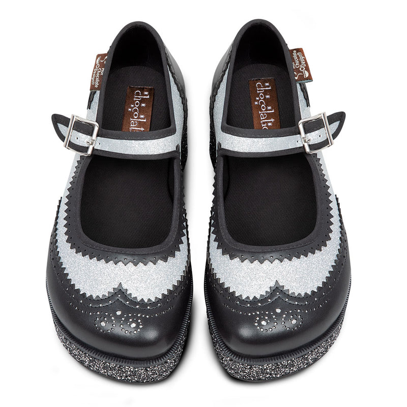 Chocolaticas® Havana Glitter Women's Mary Jane Platform