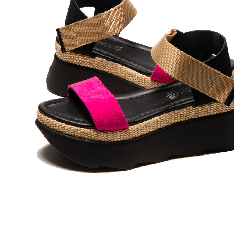 Heart Fuschia Multi Leather (6575048360016)