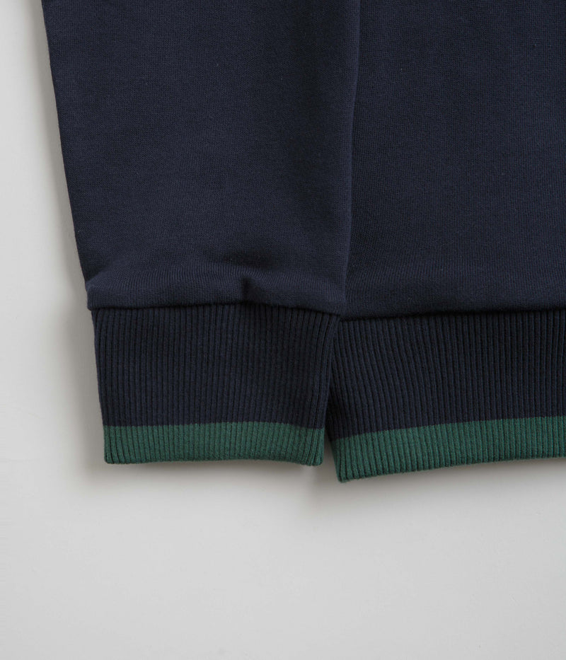 Helas x Nautica Quarter Zip Sweatshirt in Navy