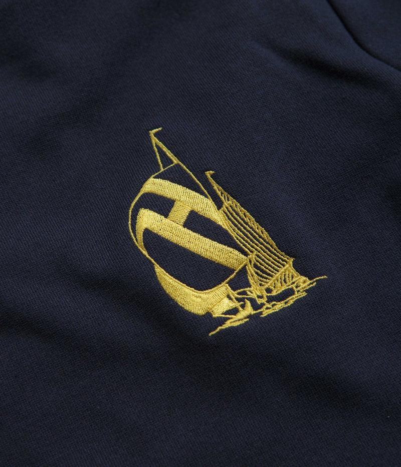 Helas x Nautica Quarter Zip Sweatshirt in Navy