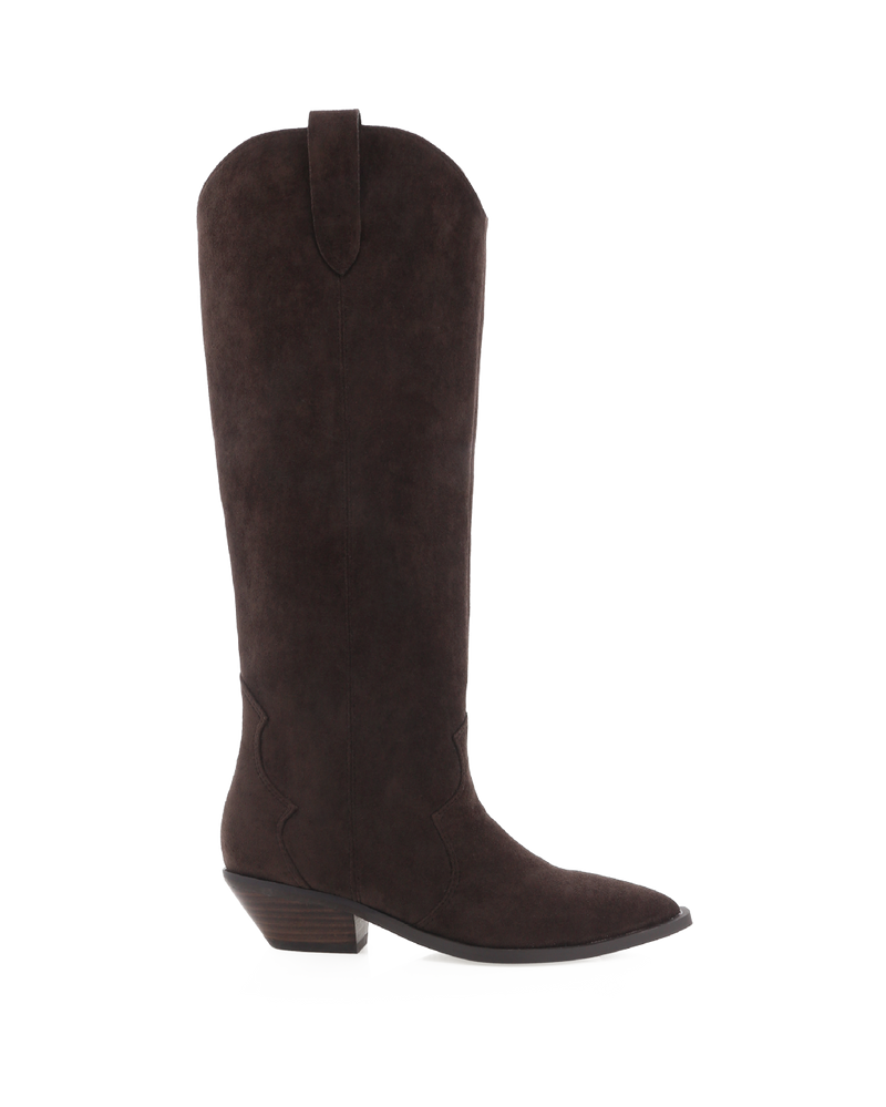 HELIX - DARK CACAO SUEDE-Boots-Billini-Billini