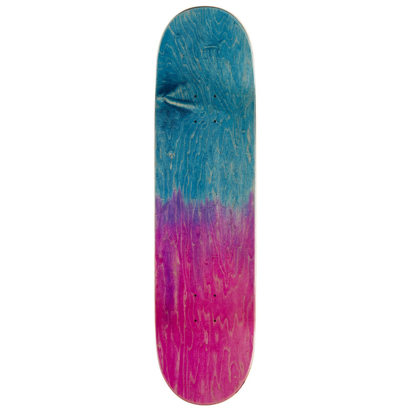 Hoddle Logo Skateboard Deck - Blue/Pink Stain - 8.50"