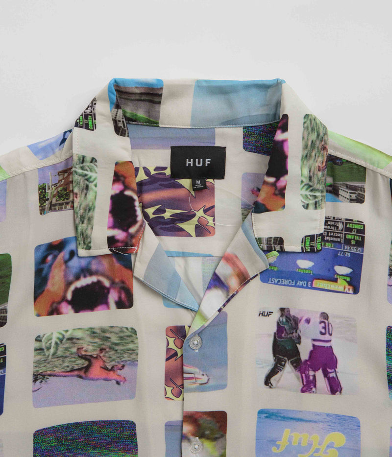 HUF 500 Channels Resort Short Sleeve Shirt in Multi
