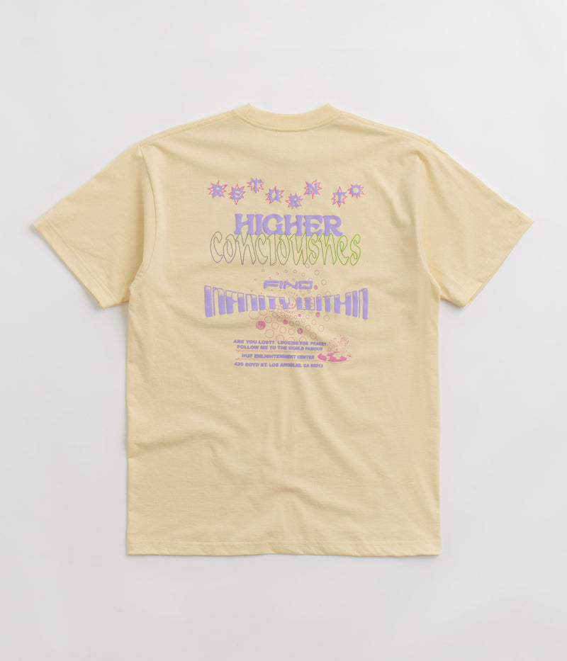 HUF Enlightenment Center T-Shirt in Wheat