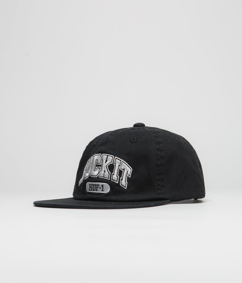 HUF Fuck It Cap in Black