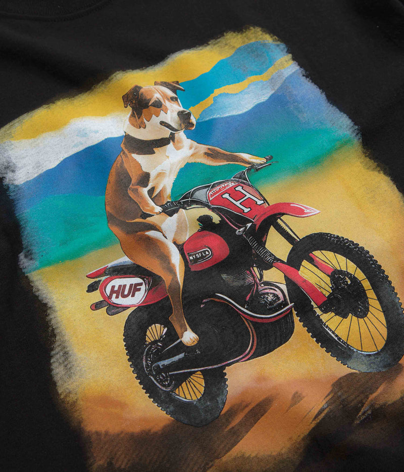 HUF Road Dog T-Shirt in Black