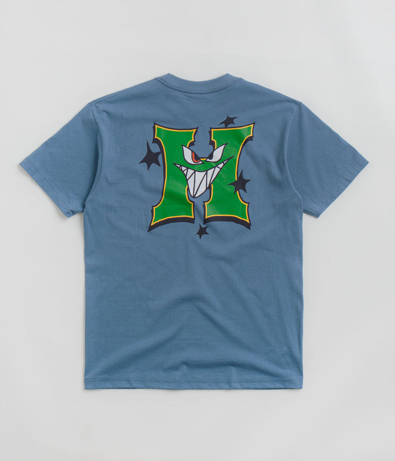 HUF Sassy H T-Shirt in Slate Blue