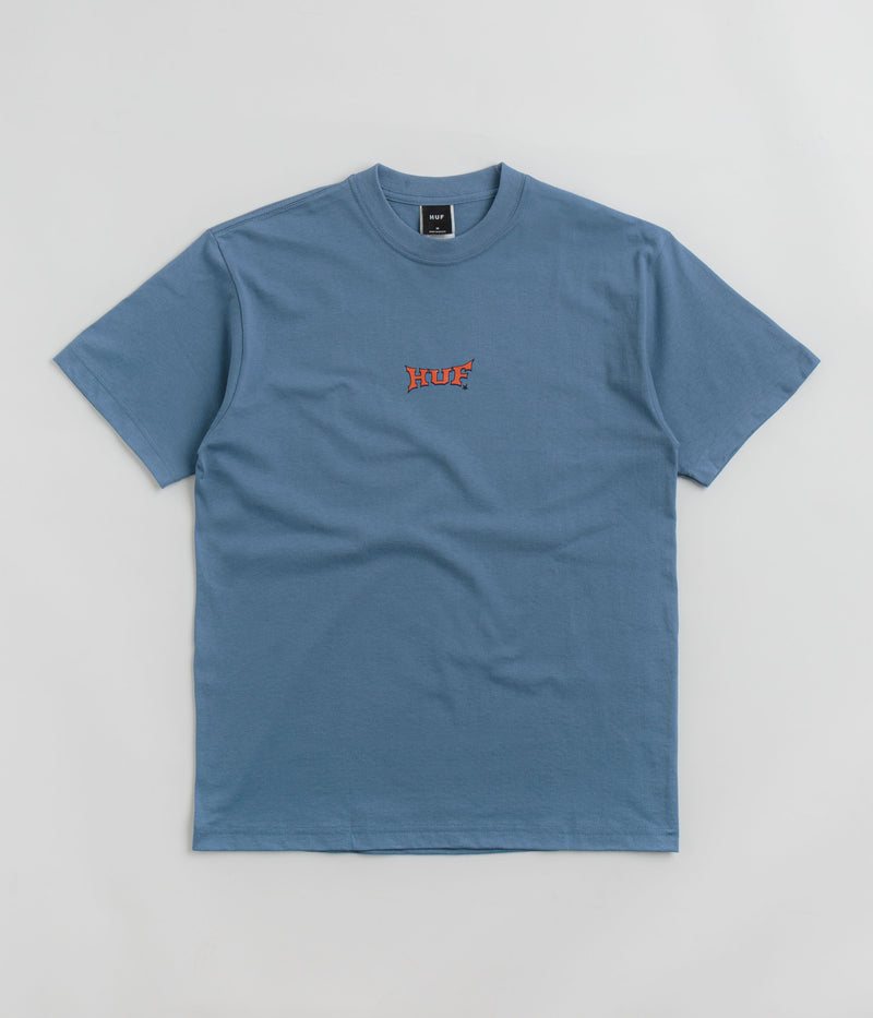 HUF Sassy H T-Shirt in Slate Blue