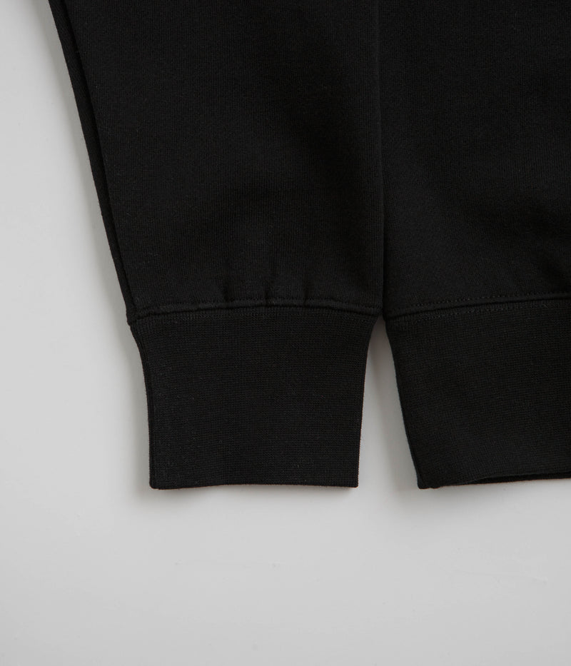 HUF Set Triple Triangle Crewneck Sweatshirt in Black