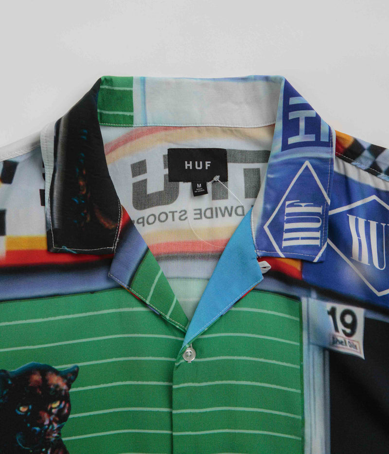 HUF Trophy Resort Short Sleeve Shirt in Multi