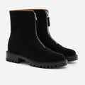 Jenna Zip Up Boots - Women’s Water-Repellent Suede
