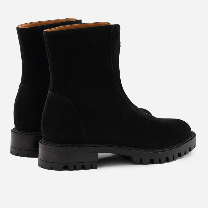 Jenna Zip Up Boots - Women’s Water-Repellent Suede
