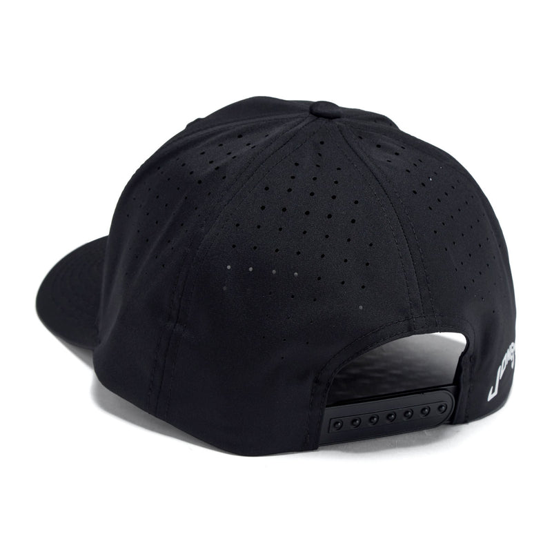 Jones Athletic Utility Curved Snapback Hat - Black
