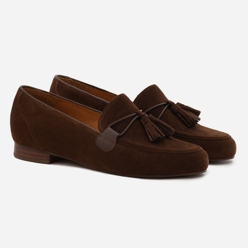 Julia Loafers - Water Repellent Suede & Full Grain Leather - Women's