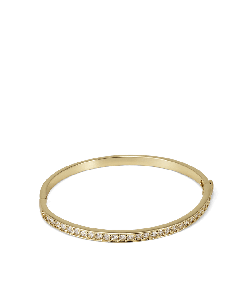 KAIYA BANGLE - GOLD PLATED 14K-DIAMANTE-JEWELLERY-Billini-Billini