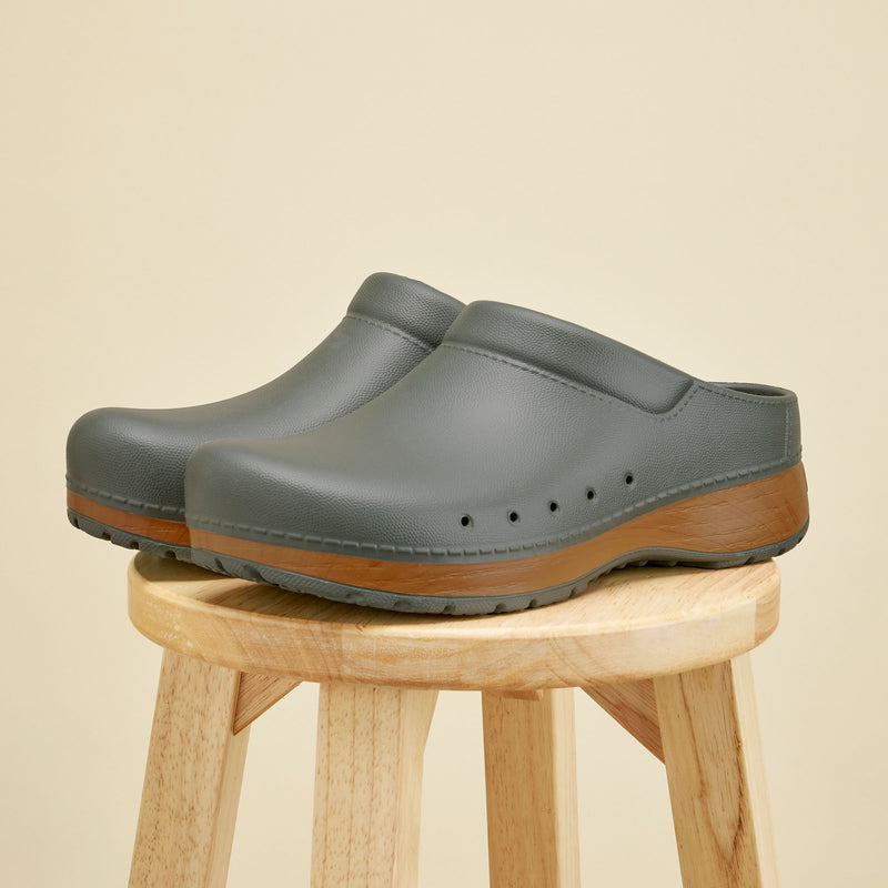 Kane Mens Grey Mule