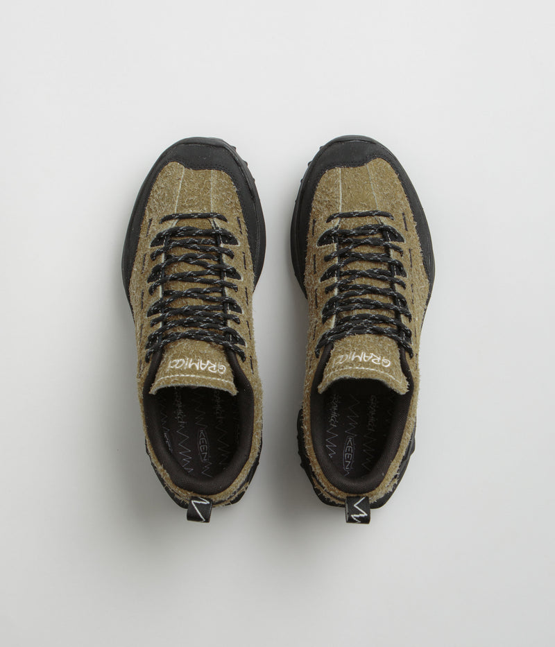 Keen x Gramicci Jasper Zionic Shoes in Gothic Olive and Black