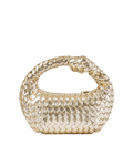 KERI HANDLE BAG - GOLD METALLIC-Handbags-Billini-Billini