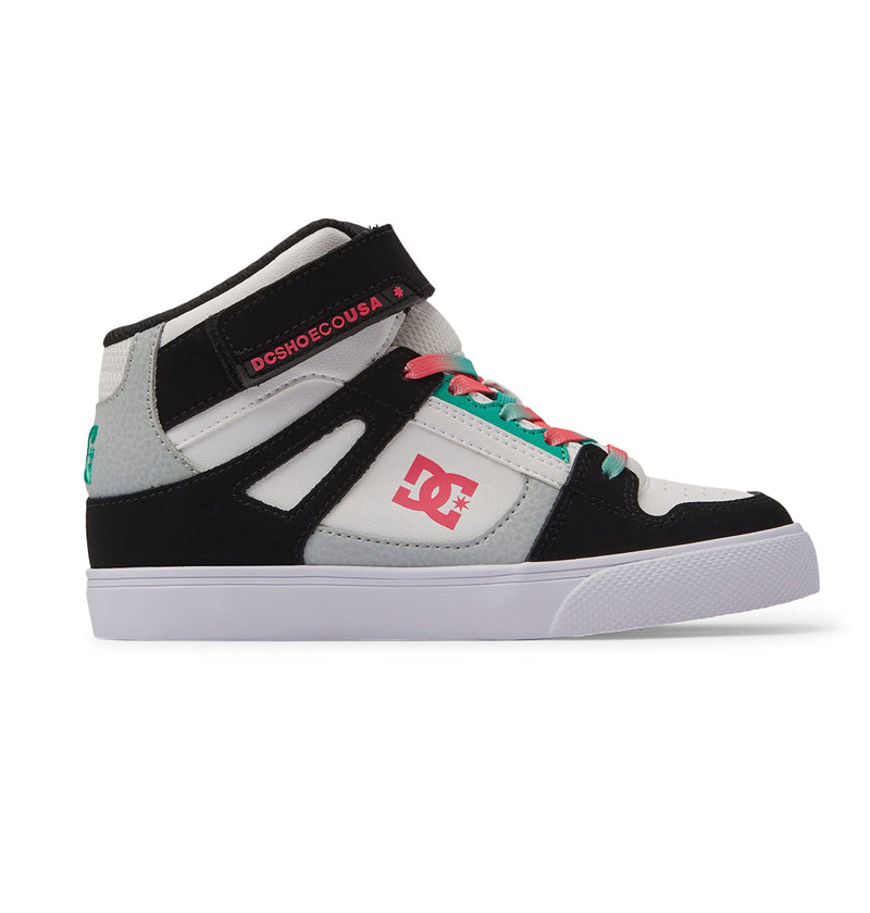 Kids' Pure High-Top Elastic Lace High-Top Shoes - DC Shoes