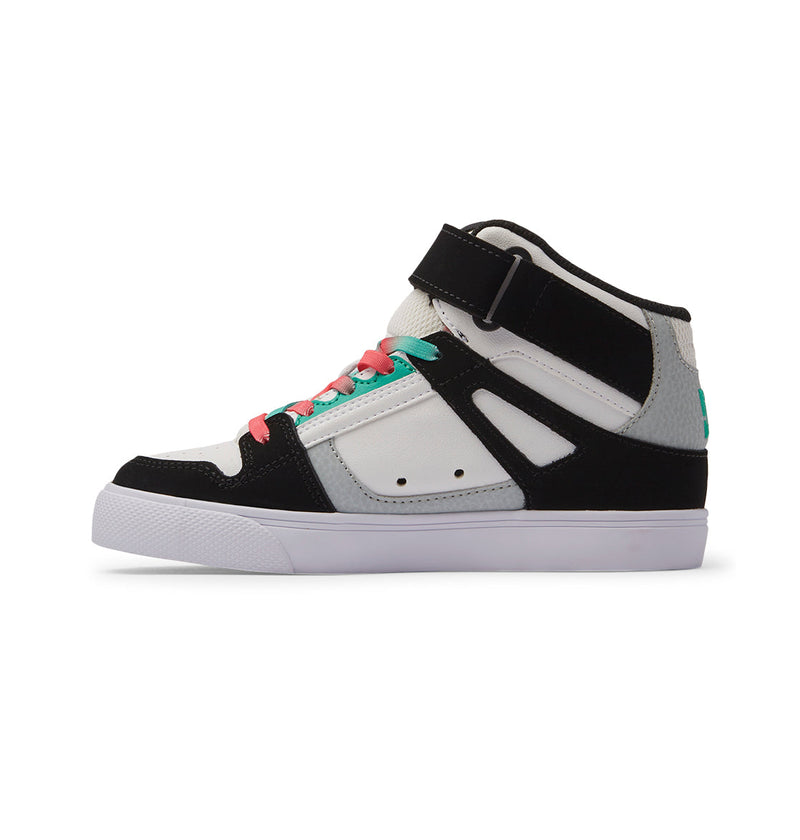 Kids' Pure High-Top Elastic Lace High-Top Shoes - DC Shoes