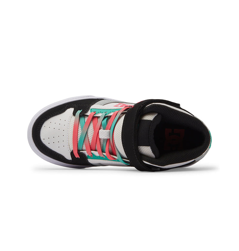 Kids' Pure High-Top Elastic Lace High-Top Shoes - DC Shoes