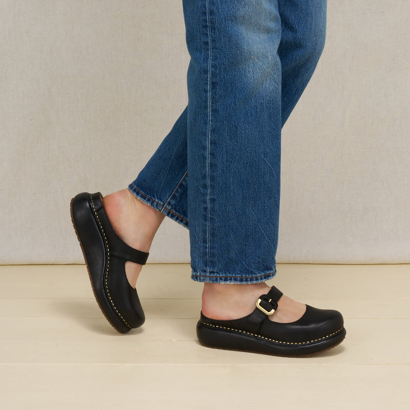 Kimberly Black Leather