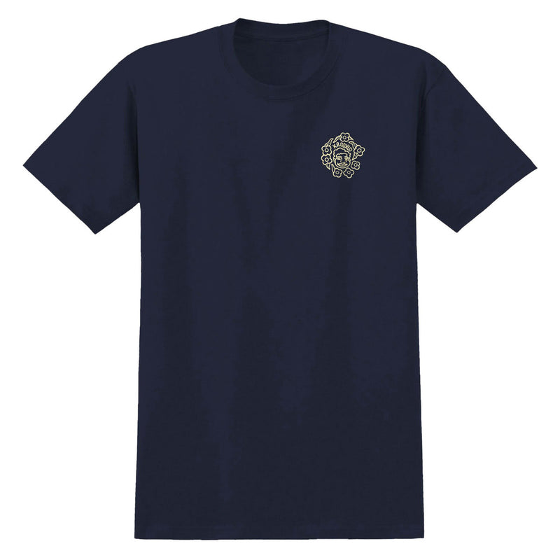 Krooked MG T-Shirt - True Navy/Cream/Multi Color