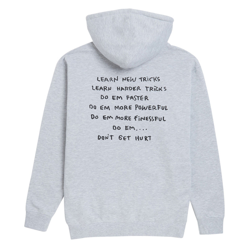 Krooked New Tricks Zip Hoodie - Grey Heather/Black/White