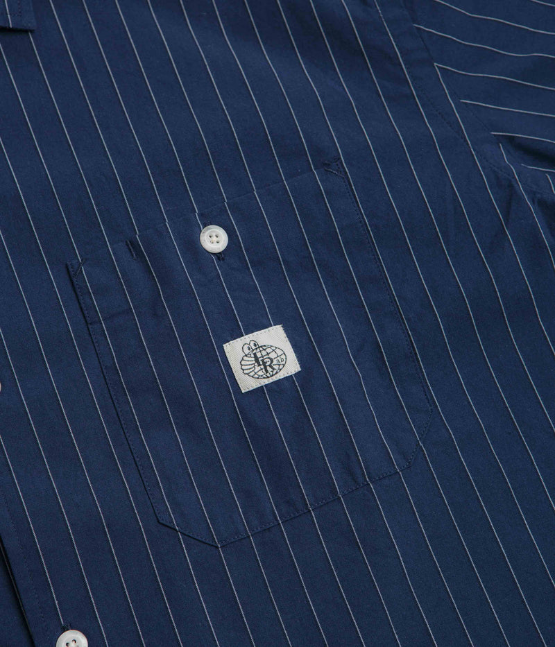 Last Resort AB SS-SM001 Short Sleeve Shirt in Blueprint
