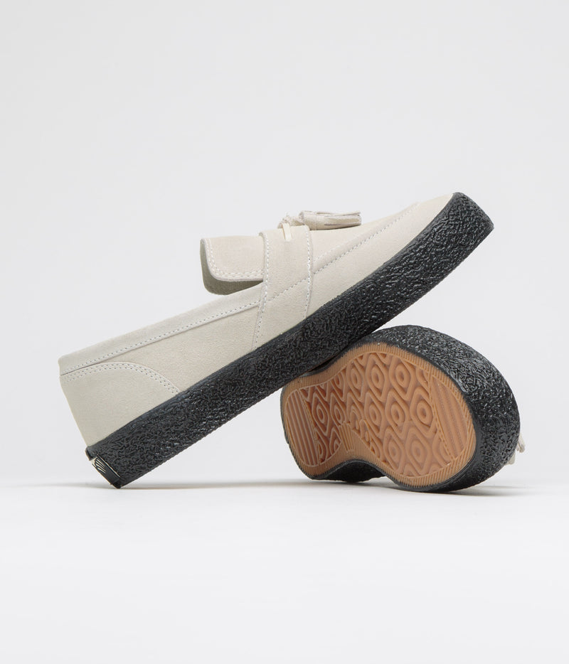 Last Resort AB VM005 Loafer Shoes in White and Black