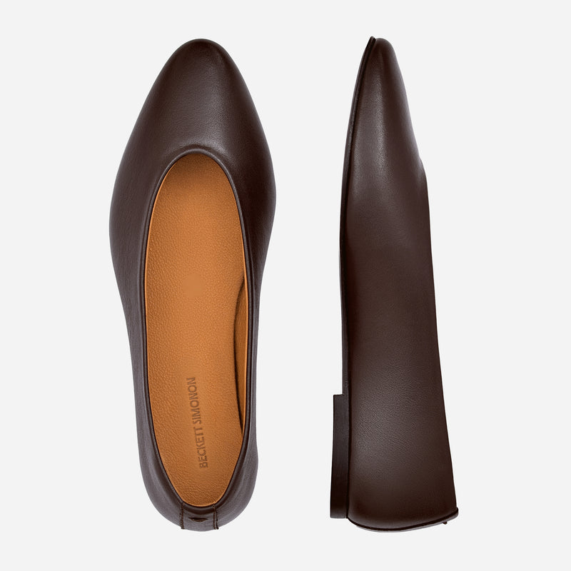 Lena Flats - Full Grain Leather - Women's
