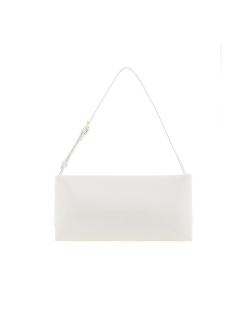 LIVIA SHOULDER BAG - WHITE SHINE-Handbags-Billini-Billini