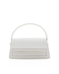 MARBLE HANDLE BAG - WHITE-Handbags-Billini-Billini