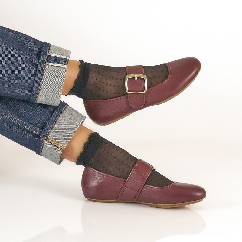 Matilda Sangria Leather