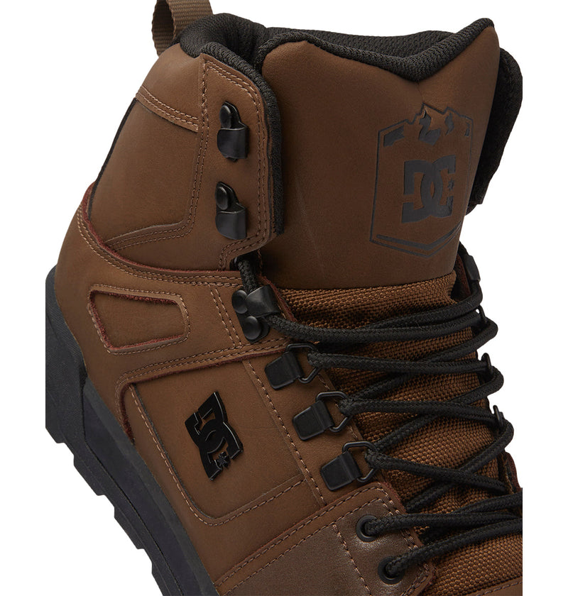 Men's Pure High-Top Water-Resistant Winter Boots - DC Shoes