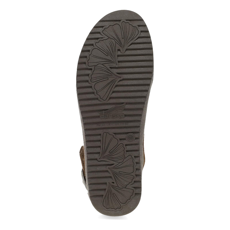 Bottom image of Merrin Stone Embossed Suede