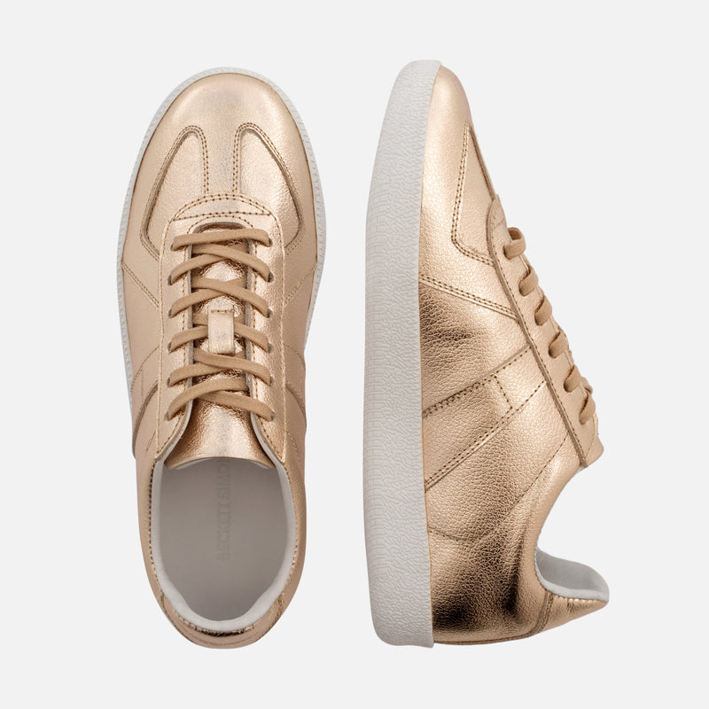 Morgen Trainers - Metallic Leather - Women's