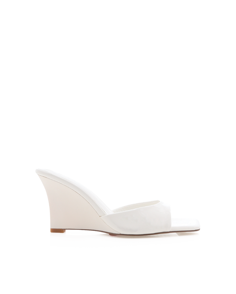 NEAVE - WHITE PATENT-Wedges-Billini-Billini